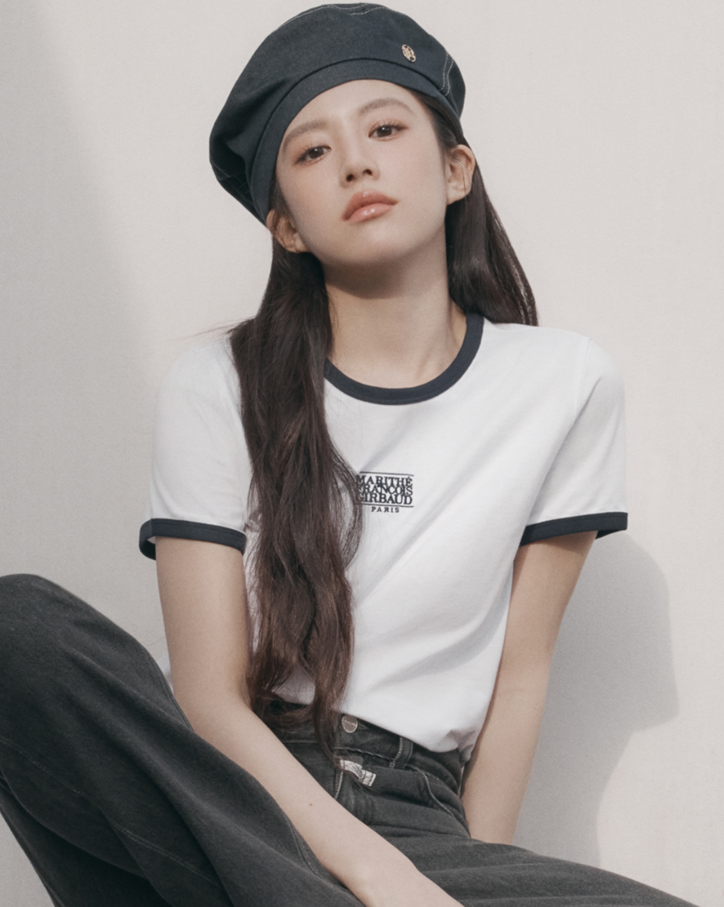 【女生限定𝗦𝗶𝘇𝗲~】𝗠𝗮𝗿𝗶𝘁𝗵𝗲 𝗖𝗹𝗮𝘀𝘀𝗶𝗰 𝗟𝗼𝗴𝗼 𝗥𝗶𝗻𝗴𝗲𝗿 𝗧𝗲𝗲  (高允貞同款)