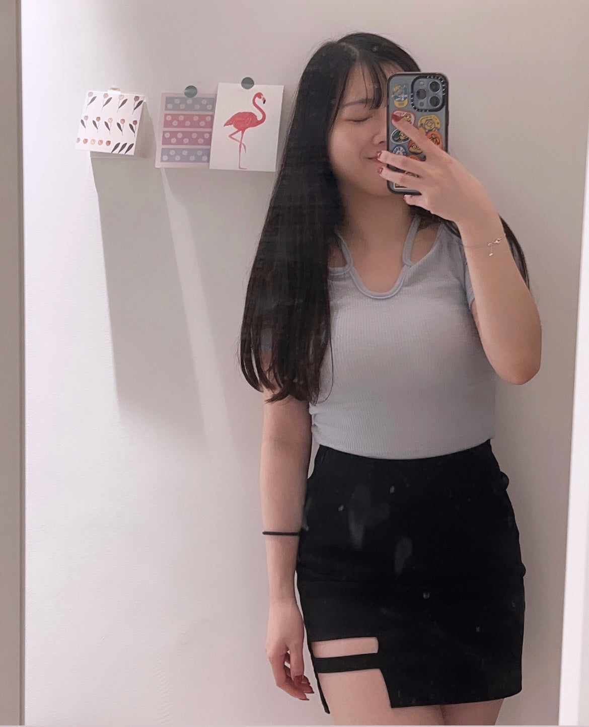 【掛頸+③種穿法 .ᐟ.ᐟ】小頸圈綁帶𝗧𝗼𝗽 (③種綁法)