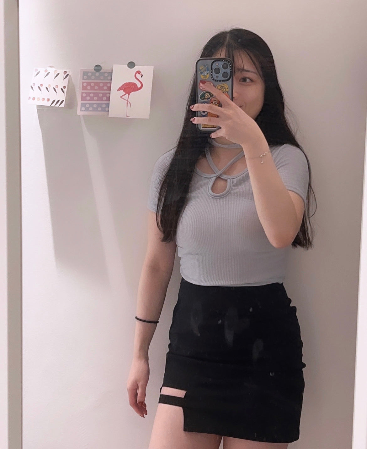 【掛頸+③種穿法 .ᐟ.ᐟ】小頸圈綁帶𝗧𝗼𝗽 (③種綁法)