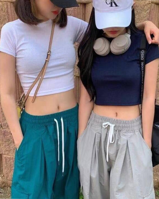 【ᰔᩚ 𝗛𝗞𝗱 𝟵𝟵 人氣𝟭𝟬𝟬+ ᰔᩚ 新加𝟵色.ᐟ 】淨色短𝗧