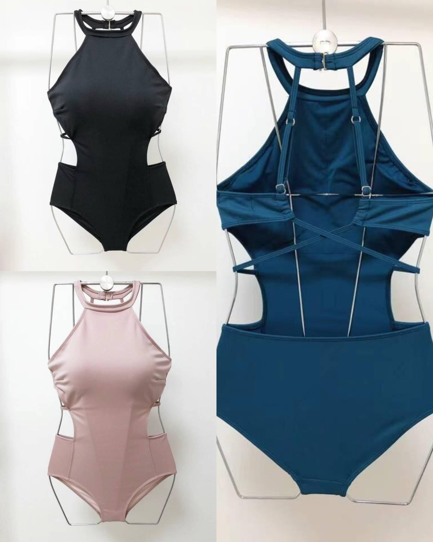 【鏤空+背面可調𝗦𝗶𝘇𝗲 👙👙| 早鳥價 】𝗗𝗼𝘂𝗯𝗹𝗲 𝗖𝗹𝗶𝗽 𝗠𝗼𝗻𝗼𝗸𝗶𝗻𝗶