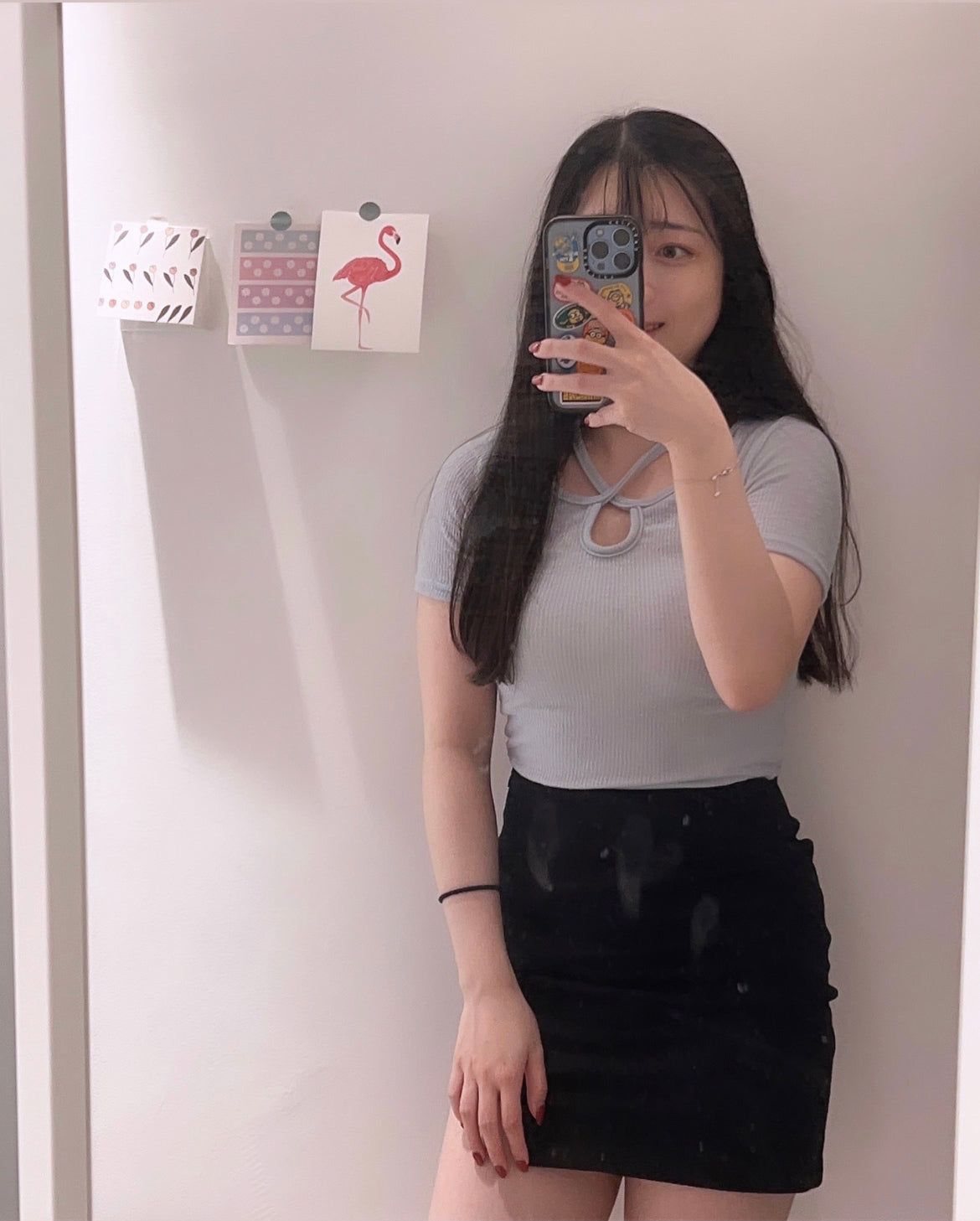 【掛頸+③種穿法 .ᐟ.ᐟ】小頸圈綁帶𝗧𝗼𝗽 (③種綁法)