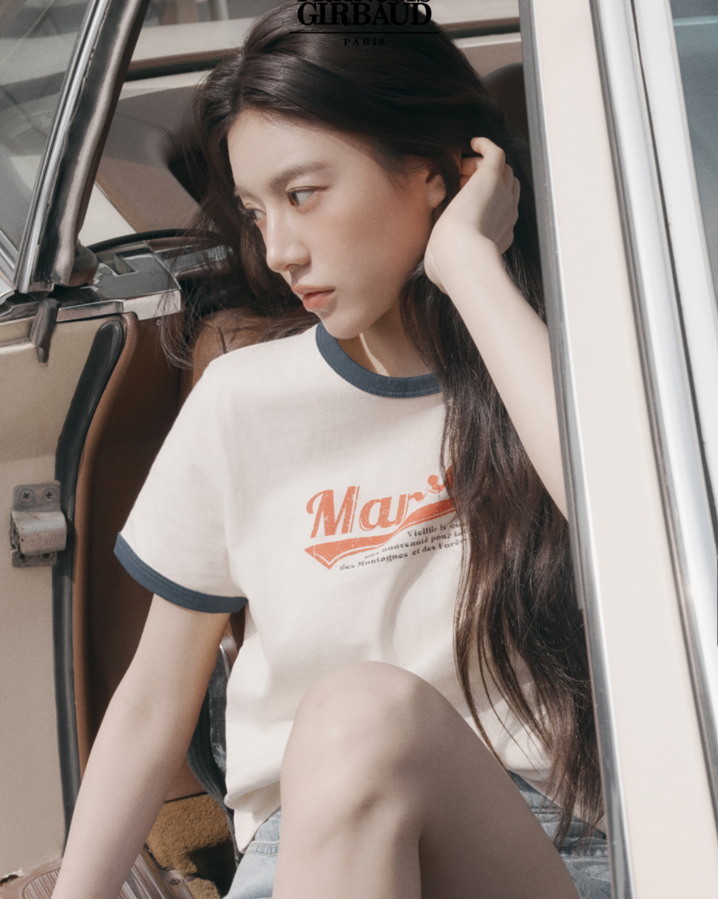 【女生限定𝗦𝗶𝘇𝗲+超燒復古代言照🔥.ᐟ.ᐟ】𝗠𝗔𝗥𝗜𝗧𝗛𝗘 𝗙𝗥𝗔𝗡𝗖𝗢𝗜𝗦 𝗚𝗜𝗥𝗕𝗔𝗨𝗗 𝗩𝗜𝗡𝗧𝗔𝗚𝗘 𝗕𝗔𝗦𝗘𝗕𝗔𝗟𝗟 𝗥𝗜𝗡𝗚𝗘𝗥 𝗧𝗘𝗘 (高允貞同款)