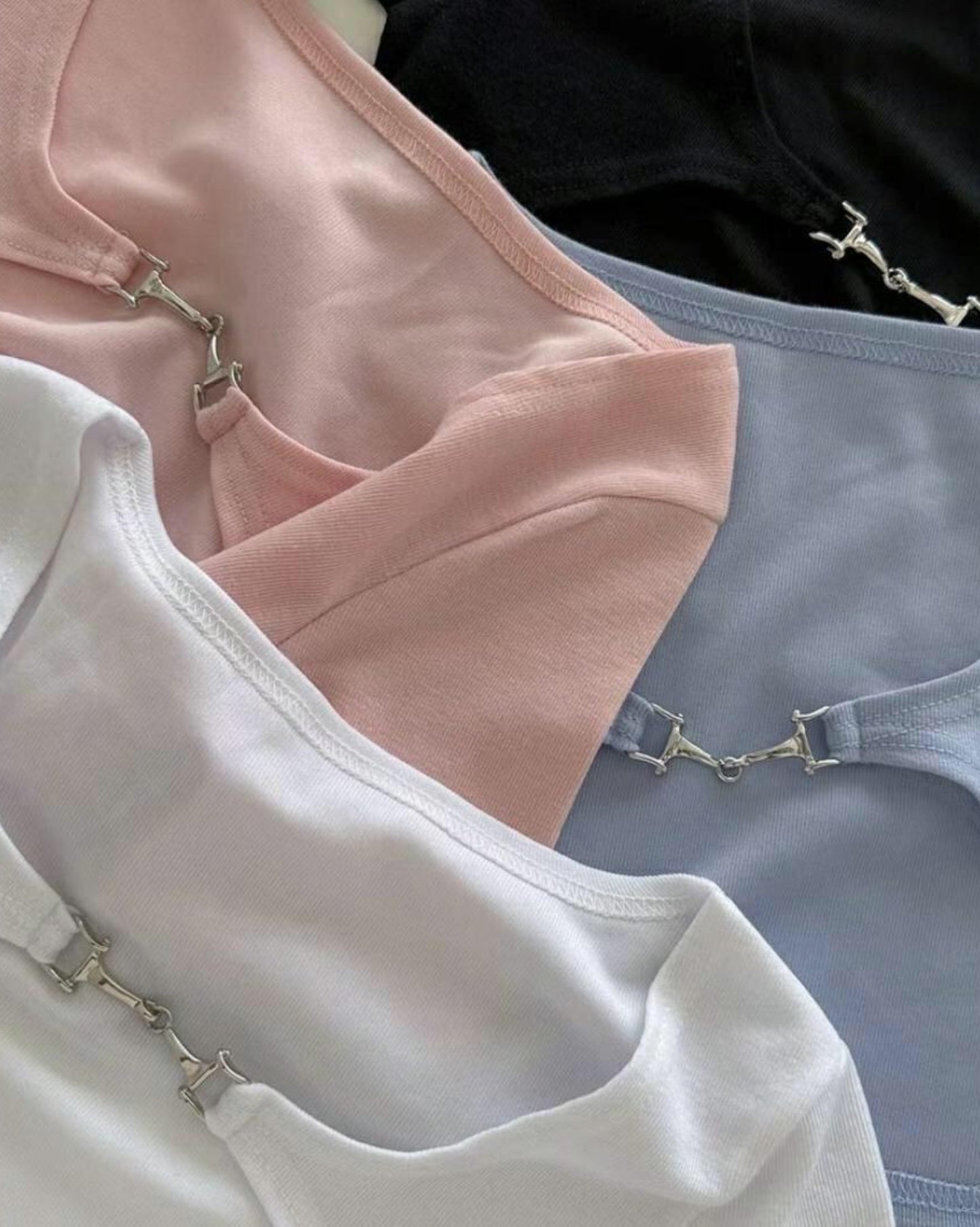 【𝗛𝗼𝘁 𝗜𝘁𝗲𝗺.ᐟ.ᐟ | 𝗬𝟮𝗞 𝗦𝘁𝘆𝗹𝗲.+綁帶掛頸.ᐟ】𝗖𝗵𝗮𝗶𝗻 𝗧𝗼𝗽 𝗦𝗲𝘁