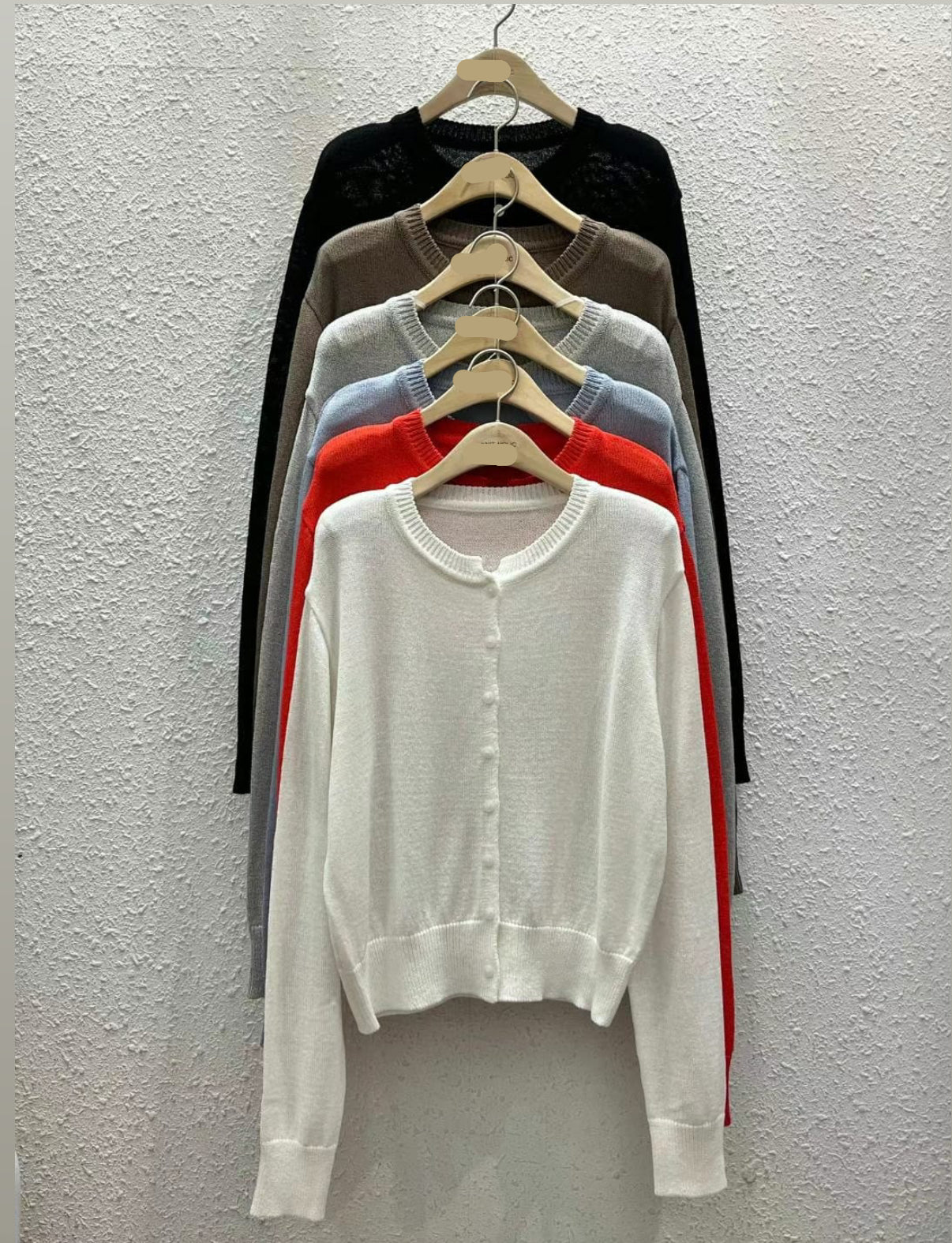 【•°*”˜超親膚軟綿綿~紅色𝗣𝗜𝗖𝗞❣️❣️今期大熱~】𝗦𝗵𝗲𝗹𝗹 𝗪𝗶𝘁𝗵 𝗞𝗻𝗶𝘁 𝗢𝘂𝘁𝗲𝗿