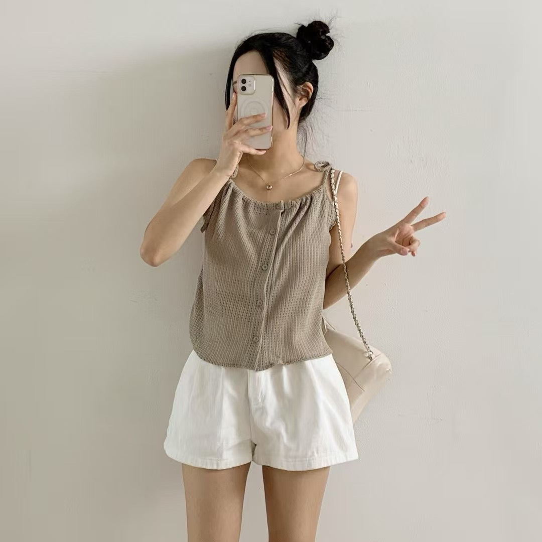 【⋆。‧˚ʚ🩰 $𝟵𝟵 ɞ 輕盈感𝗨𝗣𝗨𝗣💌復古吊帶】𝗩𝗶𝗻𝘁𝗮𝗴𝗲 𝗩𝗲𝘀𝘁