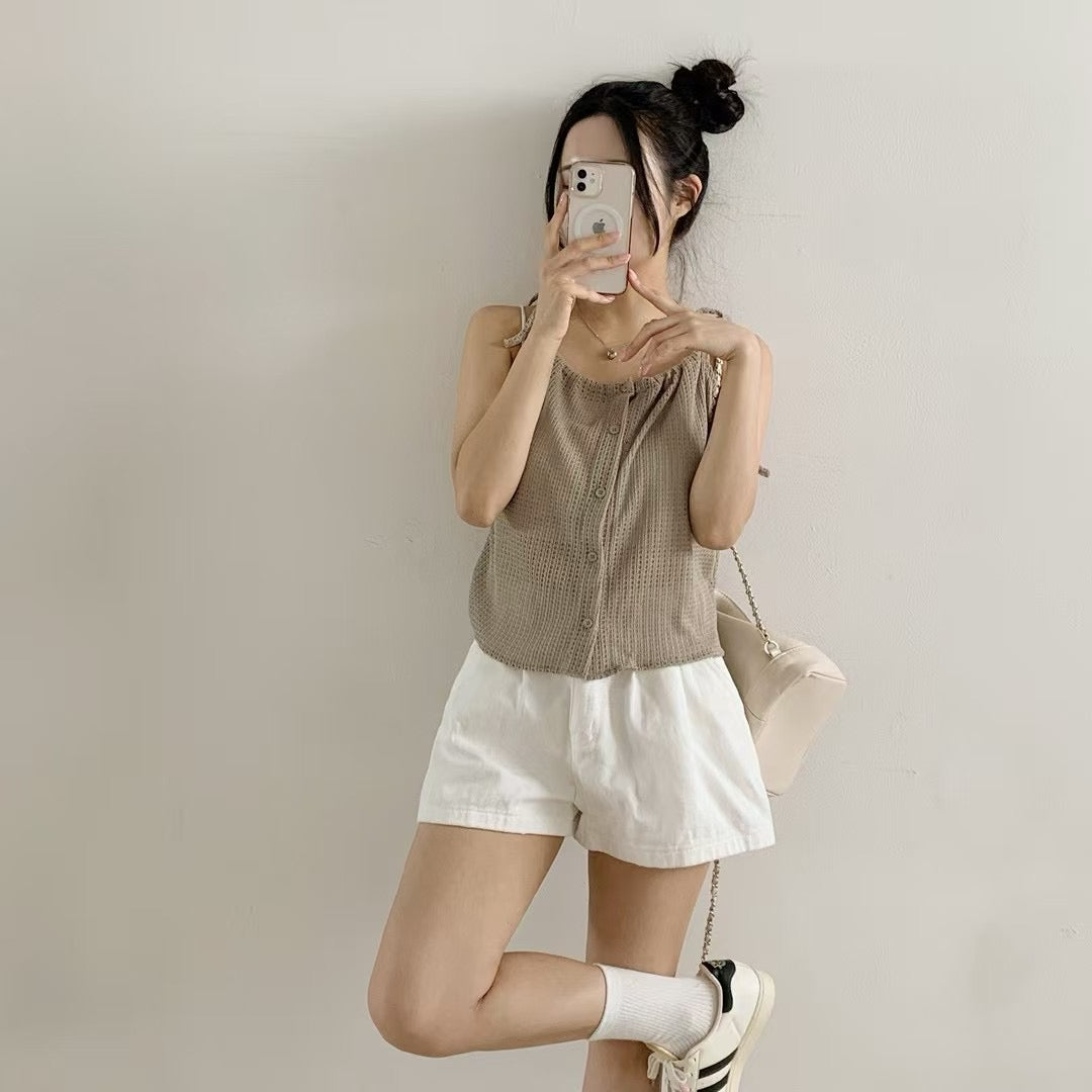 【⋆。‧˚ʚ🩰 $𝟵𝟵 ɞ 輕盈感𝗨𝗣𝗨𝗣💌復古吊帶】𝗩𝗶𝗻𝘁𝗮𝗴𝗲 𝗩𝗲𝘀𝘁