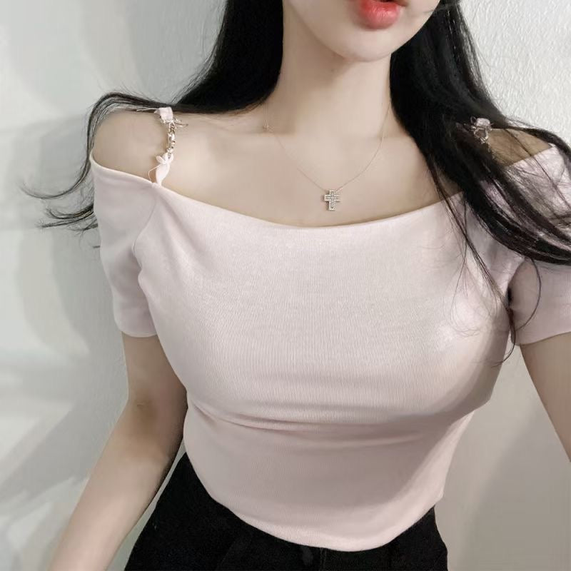 【₊˚⊹ᰔ⋆. 𐙚 ˚特別𝗖𝗵𝗮𝗶𝗻小露肩 早鳥!】𝗗𝗼𝘂𝗯𝗹𝗲 𝗖𝗵𝗮𝗶𝗻 𝗧𝗼𝗽