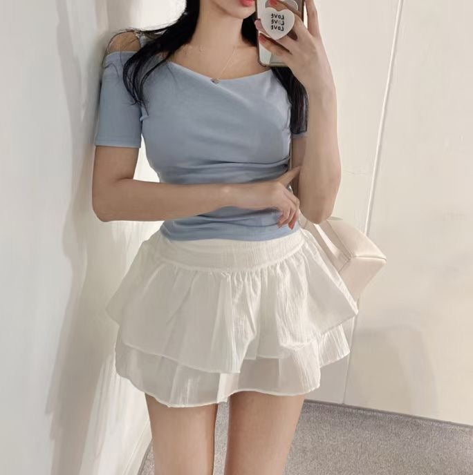 【₊˚⊹ᰔ⋆. 𐙚 ˚特別𝗖𝗵𝗮𝗶𝗻小露肩 早鳥!】𝗗𝗼𝘂𝗯𝗹𝗲 𝗖𝗵𝗮𝗶𝗻 𝗧𝗼𝗽