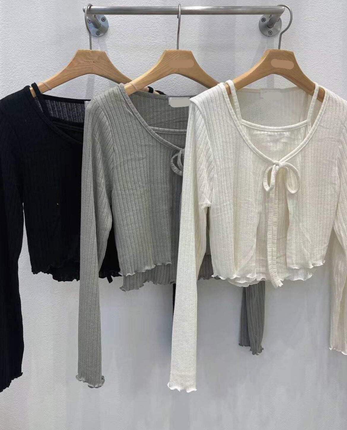 【皇牌套裝+超軟綿綿.ᐟ.ᐟ】綁帶直條紋𝗦𝗲𝘁 (𝗩𝗲𝗿 𝟯.)