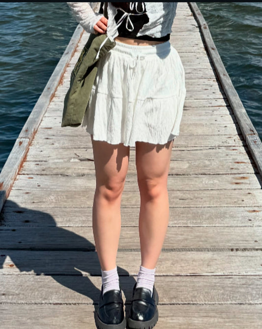 【⋆。゚☁︎。⋆。驚豔𝟭𝟬𝟬🧸𓏲⋆極輕盈內附打底 ゚☾ ゚。⋆蛋糕蓬鬆度 ! 彈性腰位 ! 】𝗥𝘂𝗳𝗳𝗹𝗲 𝗖𝗮𝗸𝗲 𝗦𝗸𝗶𝗿𝘁