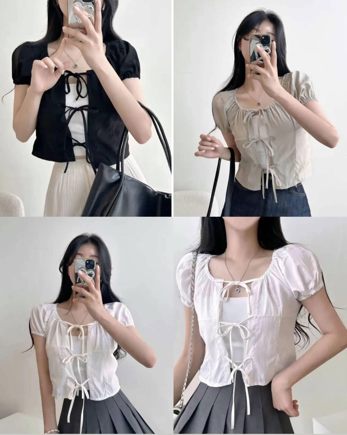 【„.-•~¹°”ˆ˜¨ 早鳥~ 三綁帶♡溫柔泡泡袖 🦢】𝗛𝗮𝗻𝗱𝗼𝘃𝗲𝗿 𝗕𝘂𝗯𝗯𝗹𝗲 𝗧𝗼𝗽