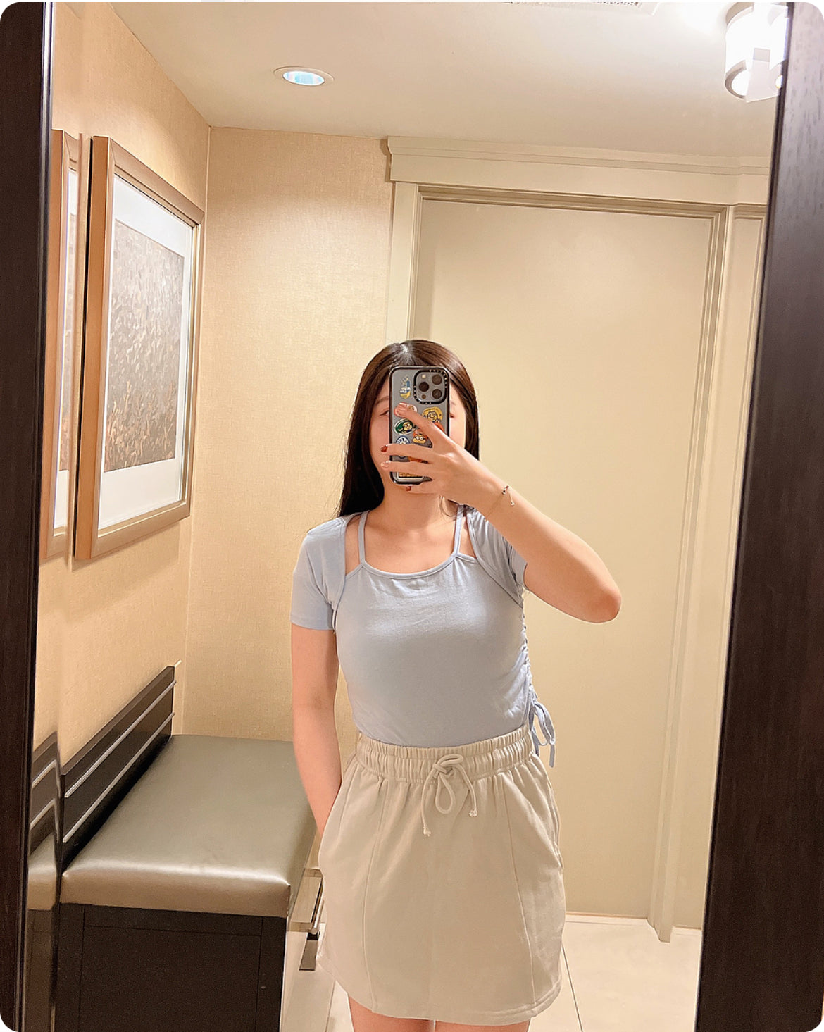 【小性感假兩件𝗨𝗽🐻.ᐟ.ᐟ】𝗕𝗲𝘀𝘁𝗶𝗲 𝗧𝗼𝗽