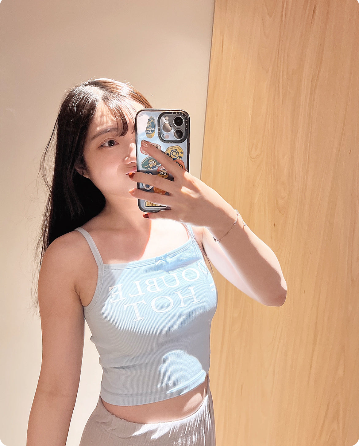 【特別湖水藍色+連不透𝗣𝗮𝗱.ᐟ.ᐟ 】𝗗𝗼𝘂𝗯𝗹𝗲 𝗛𝗼𝘁 𝗩𝗲𝘀𝘁