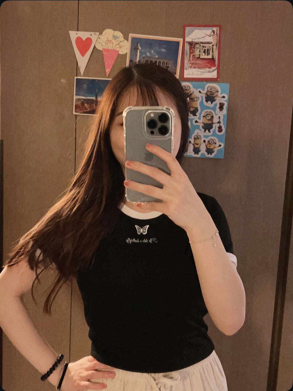 【,¸¸,๑๑ 🎀 𝗛𝗞𝗱 𝟭𝟬𝟵 !大人氣𝗧~蝴蝶紋🍭】𝗕𝘂𝘁𝘁𝗲𝗿𝗳𝗹𝘆 𝗖𝗿𝗼𝗽