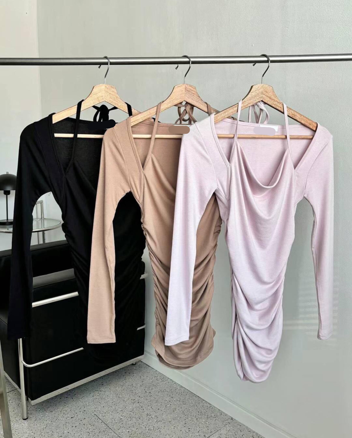 【 超美~皺摺紋~| 收腰包臀 !淡紫色吸睛 💜  💜 +任綁帶】𝗪𝗿𝗶𝗻𝗸𝗹𝗲𝘀 𝗢𝗣𝗦