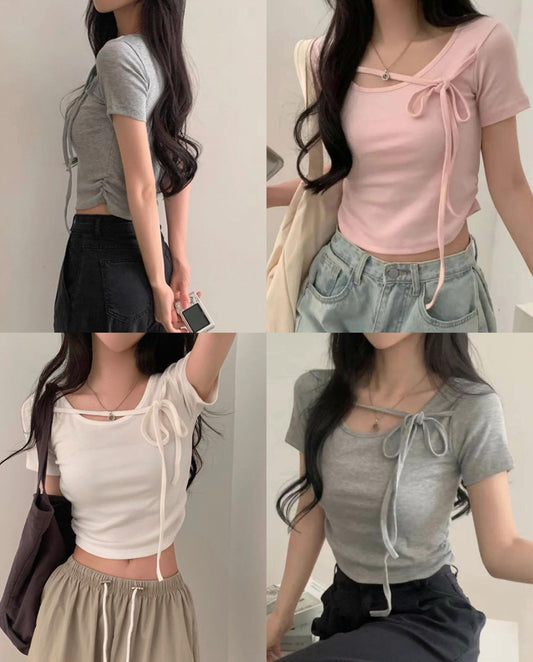 【𝗖𝗥𝗢𝗦𝗦 $𝟵𝟵 𝗣𝗜𝗖𝗞💗綁帶𝗕𝗮𝗹𝗹𝗲𝘁 𝗖𝗼𝗿𝗲 超收腰<𝟑 】𝗕𝗮𝗹𝗹𝗲𝘁 𝗖𝗼𝗿𝗲 𝗧𝗼𝗽