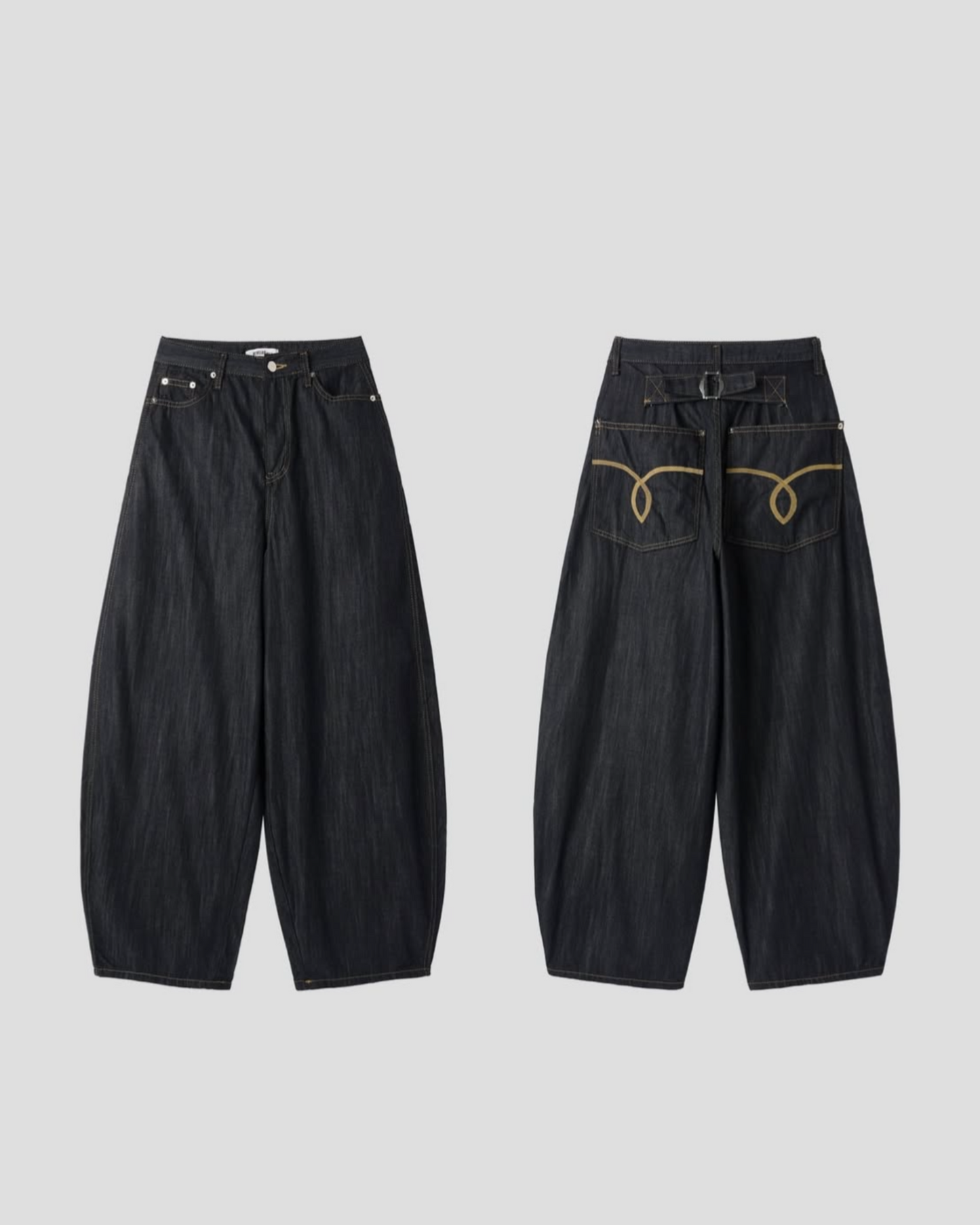 【 . ݁₊ ⊹ . ݁˖ . ݁上窄下寬鬆❤️早鳥彎刀線條版型俐落𝗨𝗣 ~ ③個𝗦𝗶𝘇𝗲๑ 】 𝗥𝗶𝗯𝗯𝗼𝗻 𝗗𝗲𝗻𝗶𝗺