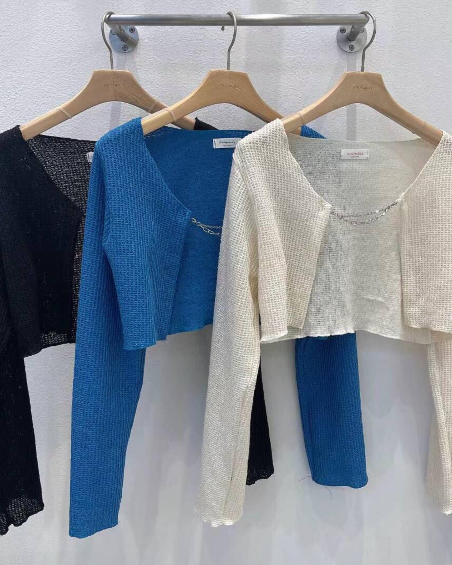 【 質地軟綿綿 | 𝟰季.ᐟ.ᐟ】窩夫紋𝗫鏈子外套