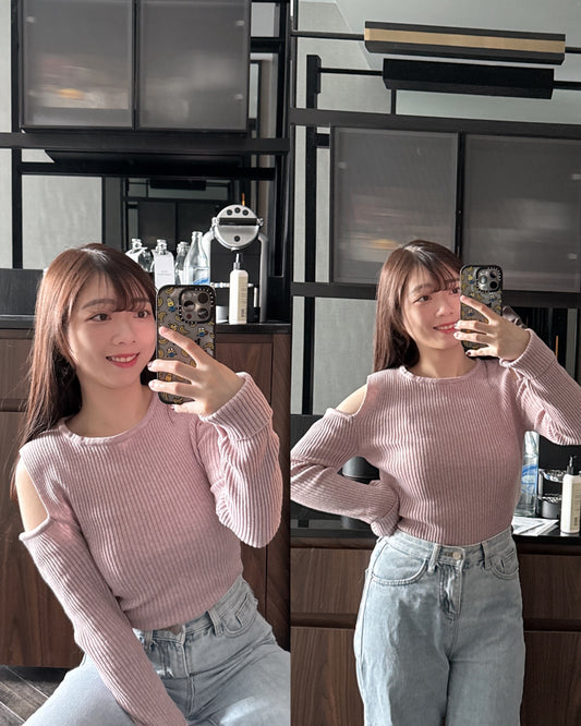 【人氣回歸 🌟🌟|超美線紋.ᐟ.ᐟ】條紋露肩𝗧𝗼𝗽