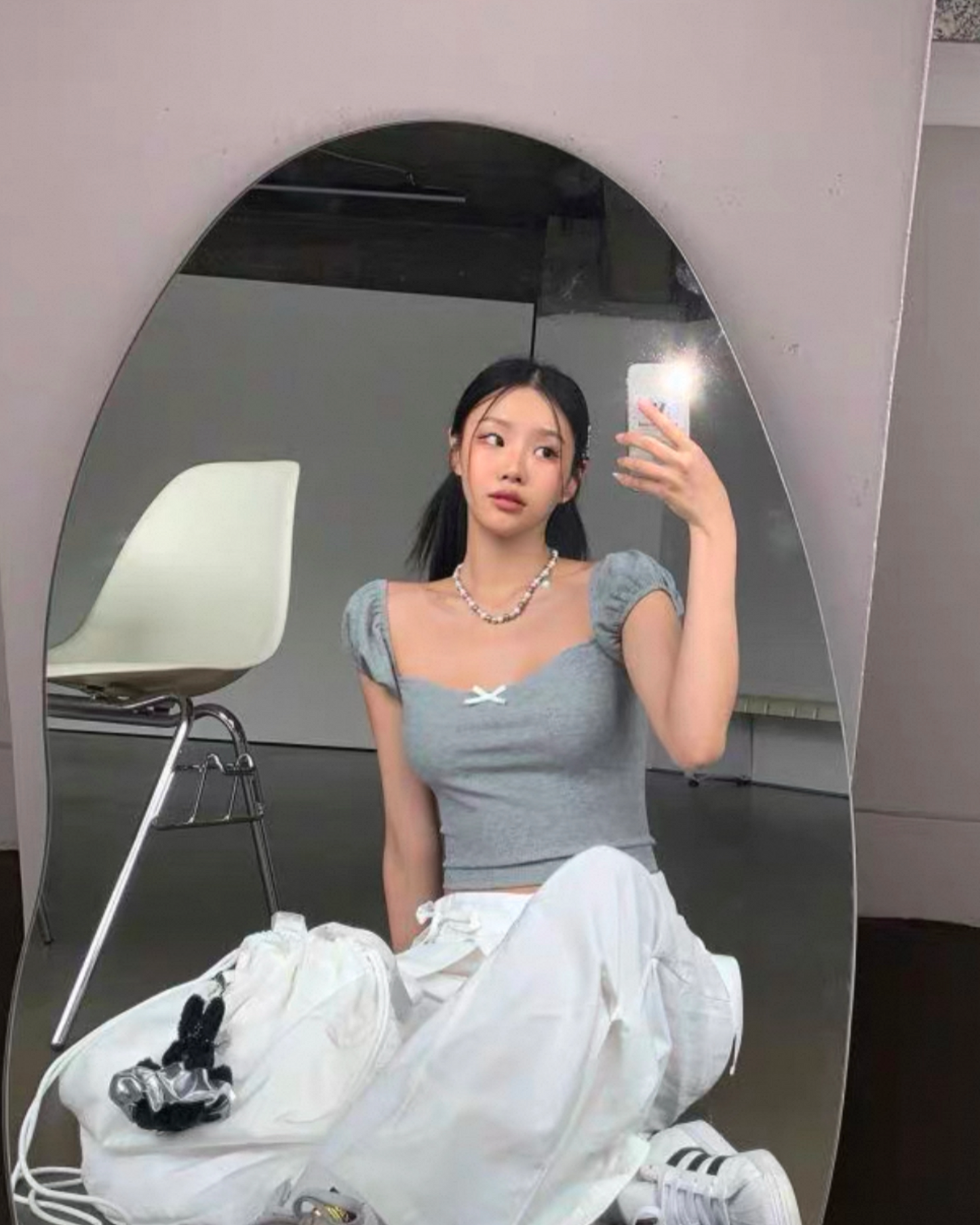 【著上身先𝗙𝗲𝗲𝗹 到個種靚💘💘 心形設計! 超顯鎖骨! 遮副乳! 出奇地顯瘦>-.¸¸.·`】𝗛𝗲𝗮𝗿𝘁 𝗕𝘂𝗯𝗯𝗹𝗲 𝗧𝗼𝗽