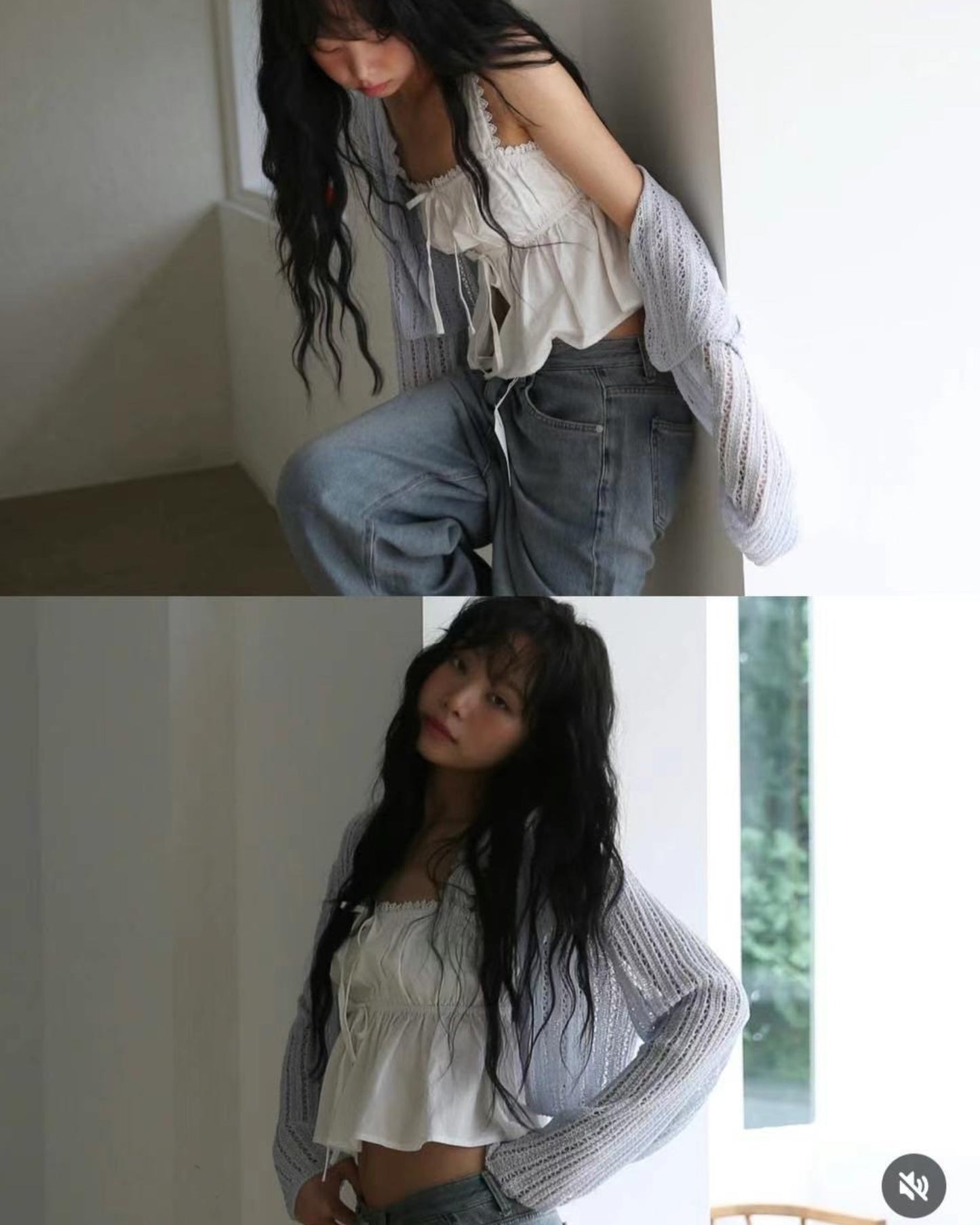 【 早鳥@冰藍色推 透氣!編織小外套🍬】𝗖𝗮𝗻𝗱𝘆 𝗖𝗮𝗿𝗱𝗶𝗴𝗮𝗻 𝗧𝗼𝗽