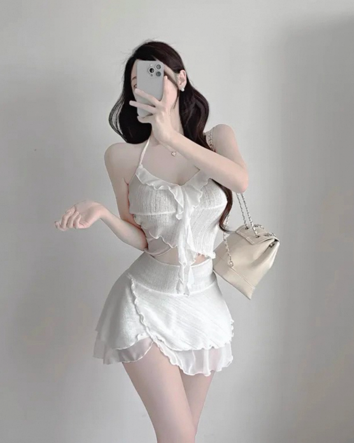 【ᵒᵏᵎᵎ 渡假𝗩𝗜𝗕𝗘˚ ༘ ೀ⋆。˚透膚𝗟𝗔𝗬𝗘𝗥 仙氣𝗨𝗣💖早鳥!】𝗦𝗼𝗱𝗮 𝗣𝗶𝗰𝗸 𝗧𝗼𝗽 +𝗦𝗸𝗶𝗿𝘁 𝗦𝗲𝘁 (裙褲!)