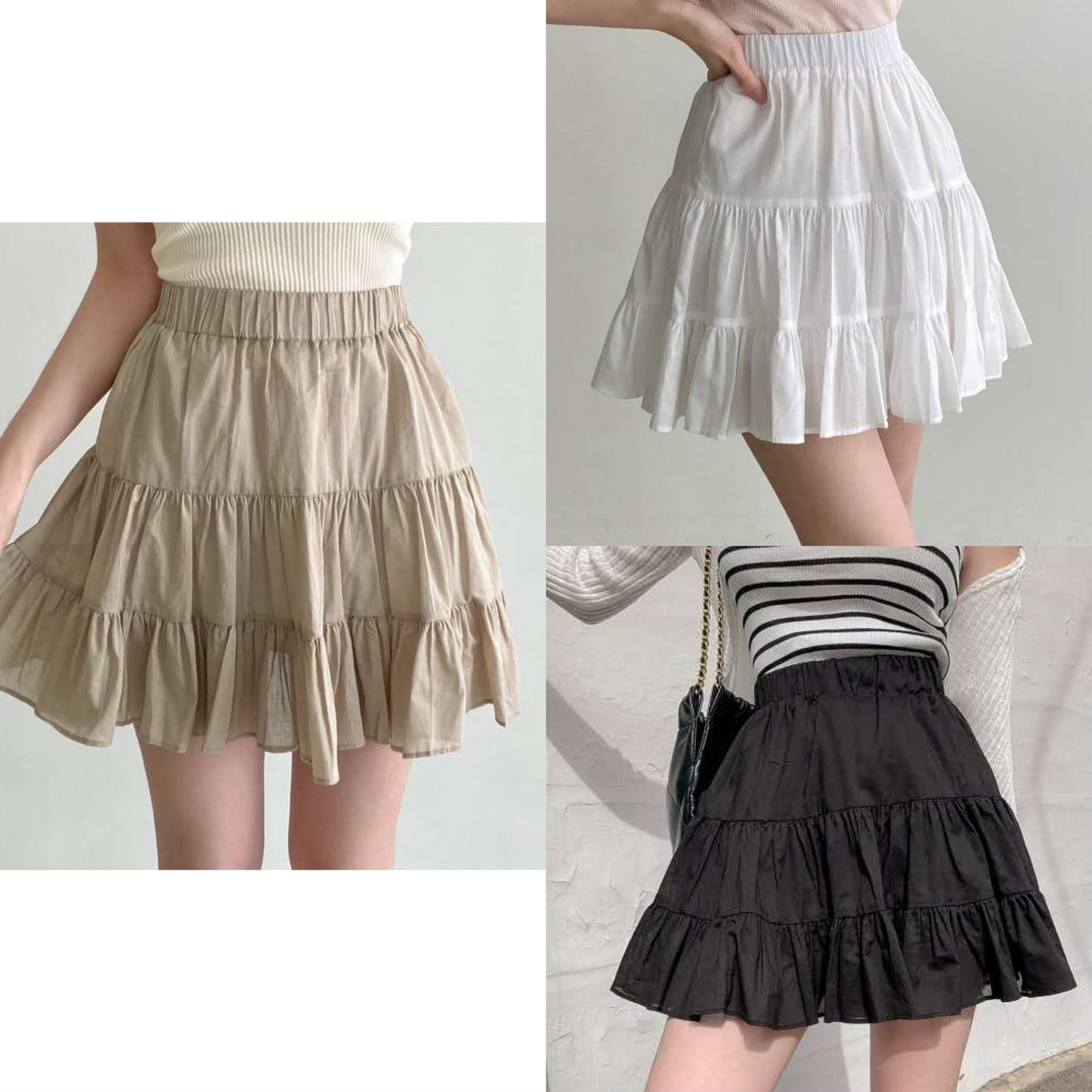 【蛋糕裙回歸~!🍰🍰】皺皺蛋糕裙