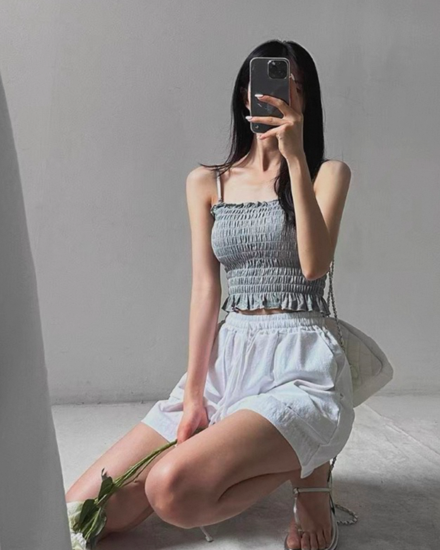 【◡̈ 獨家人氣𝗖𝗢𝗠𝗘𝗕𝗔𝗖𝗞 ◡̈ 超美皺摺背心❤ 𝗛𝗞𝗱 𝟭𝟬𝟵 𝗣𝗜𝗖𝗞❤ 可拆除吊帶 】𝗦𝘄𝗶𝘀𝘀 𝗩𝗲𝘀𝘁 (連𝗣𝗔𝗗)