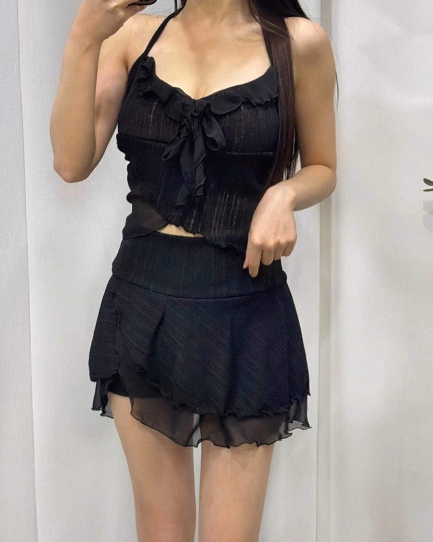 【ᵒᵏᵎᵎ 渡假𝗩𝗜𝗕𝗘˚ ༘ ೀ⋆。˚透膚𝗟𝗔𝗬𝗘𝗥 仙氣𝗨𝗣💖早鳥!】𝗦𝗼𝗱𝗮 𝗣𝗶𝗰𝗸 𝗧𝗼𝗽 +𝗦𝗸𝗶𝗿𝘁 𝗦𝗲𝘁 (裙褲!)