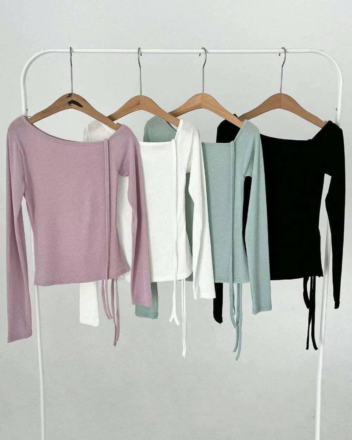 【꩜꩜ .ᐟ斜露肩X 雙綁帶】𝗟𝗼𝗻𝗴 𝗦𝗵𝗼𝘂𝗹𝗱𝗲𝗿 𝗧