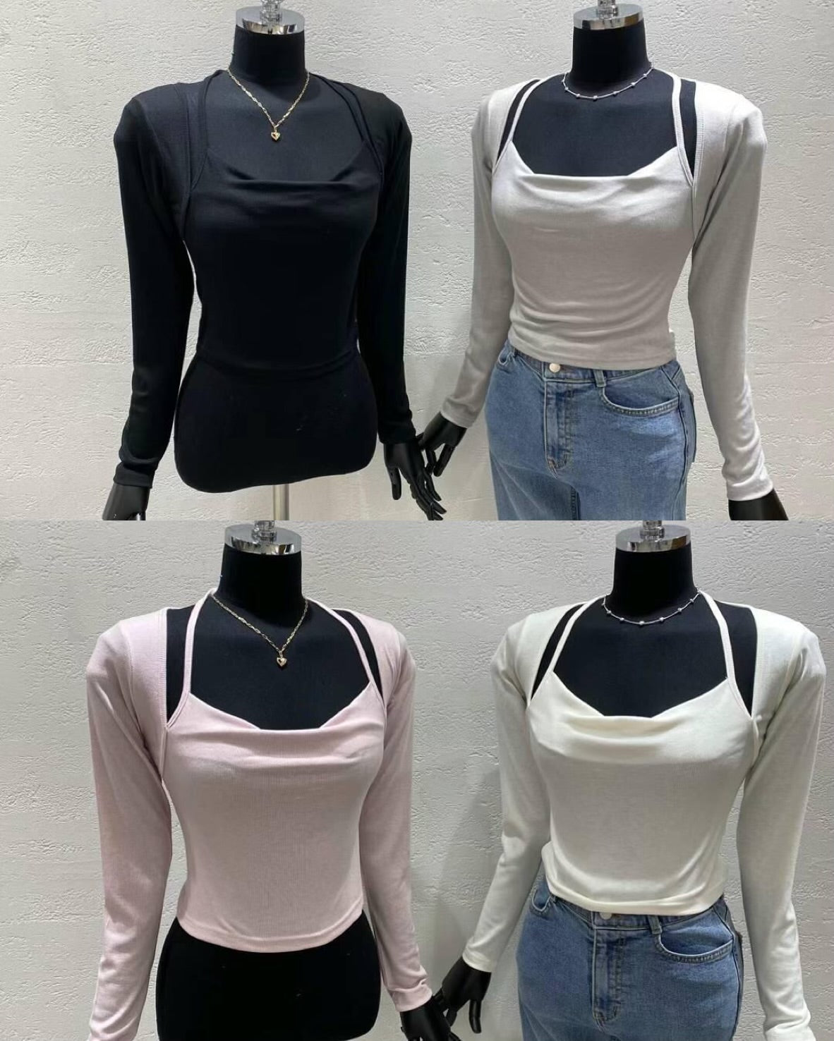 【 皺摺不規則紋🌙🌙~任綁帶~】𝗪𝗿𝗶𝗻𝗸𝗹𝗲𝘀 𝗧𝗼𝗽