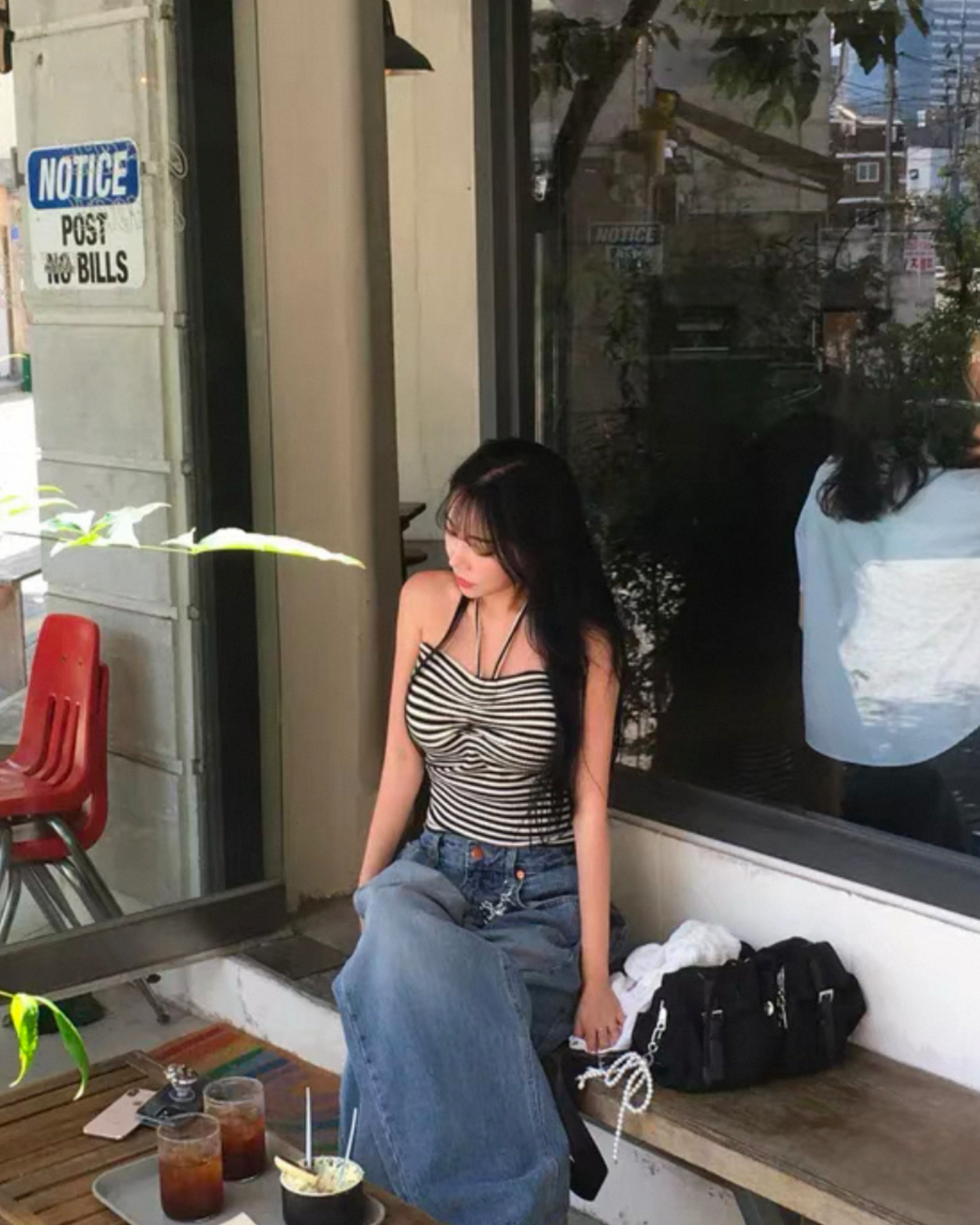 【୧ ‧₊˚ 🍮 𝗧𝘄𝗼-𝘄𝗮𝘆𝘀 綁帶心形抓胸~熱賣人氣=🍄=】綁帶心形平口背心