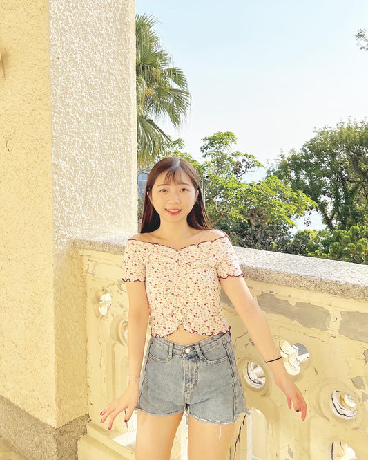 【♥︎⁺‧₊˚露肩小性感 滿滿碎花感~】𝟮 𝗪𝗮𝘆𝘀 𝗙𝗹𝗼𝗿𝗮𝗹 𝗧𝗼𝗽