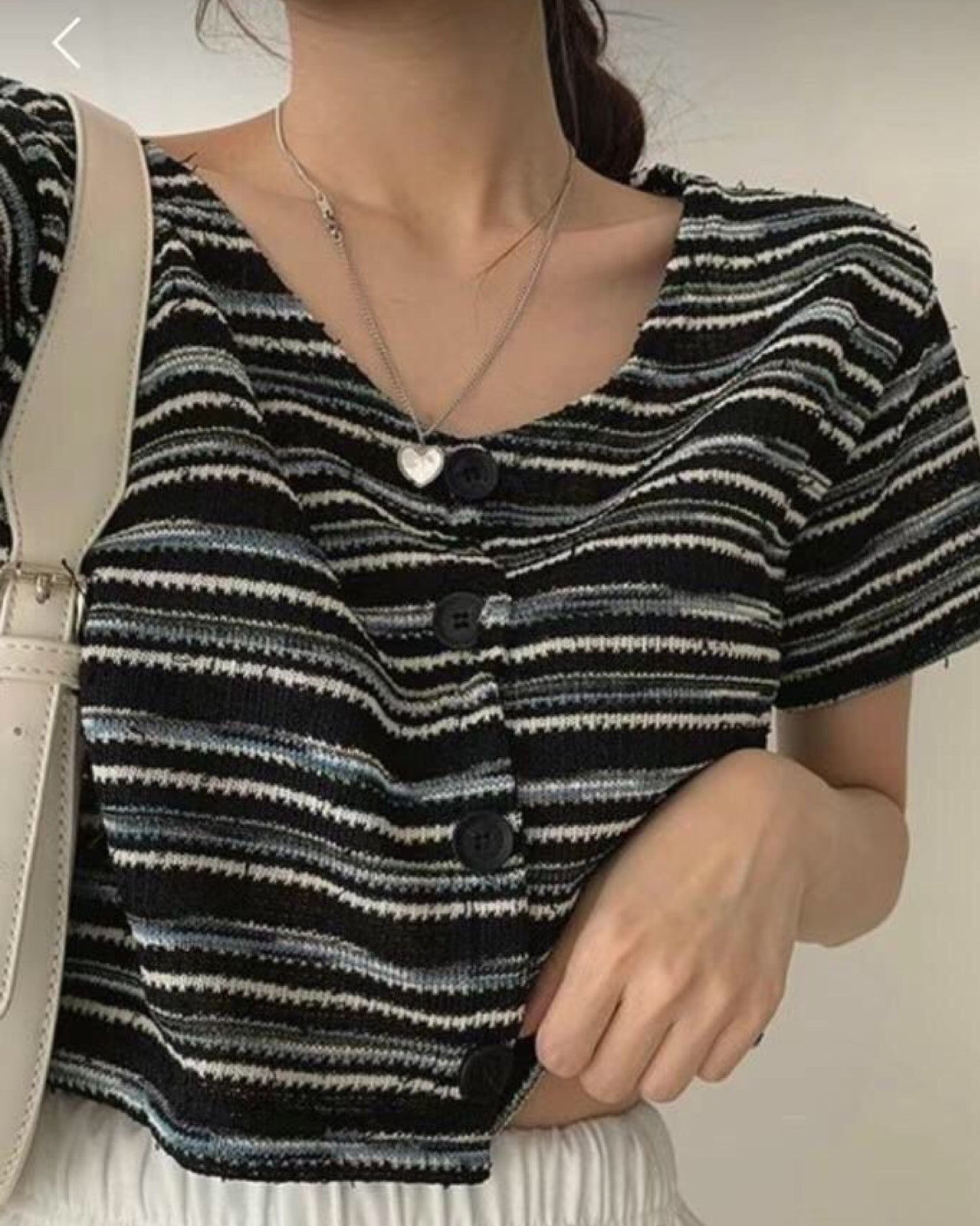 【早鳥價 | 韓國大熱.ᐟ.ᐟ】條紋針織 𝗧𝗼𝗽