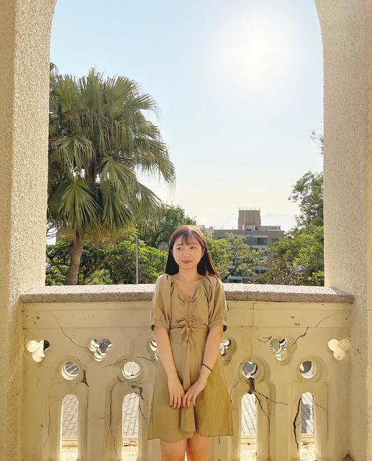 【靚靚𝗗𝗲𝘁𝗮𝗶𝗹.ᐟ.ᐟ】蝴蝶綁帶𝗢𝗣𝗦