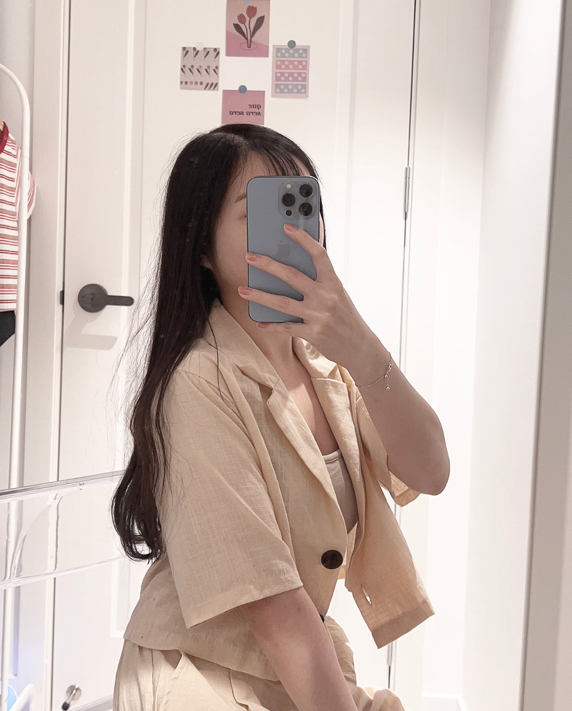 【∙·▫▫ᵒᴼᵒ▫ₒₒ▫ 熱賣回歸! 棉麻高質地小西裝 ! 】𝗦𝗵𝗼𝗿𝘁 𝗕𝗹𝗮𝘇𝗲𝗿 𝗝𝗞