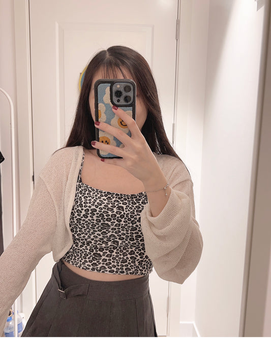 豹紋小背心