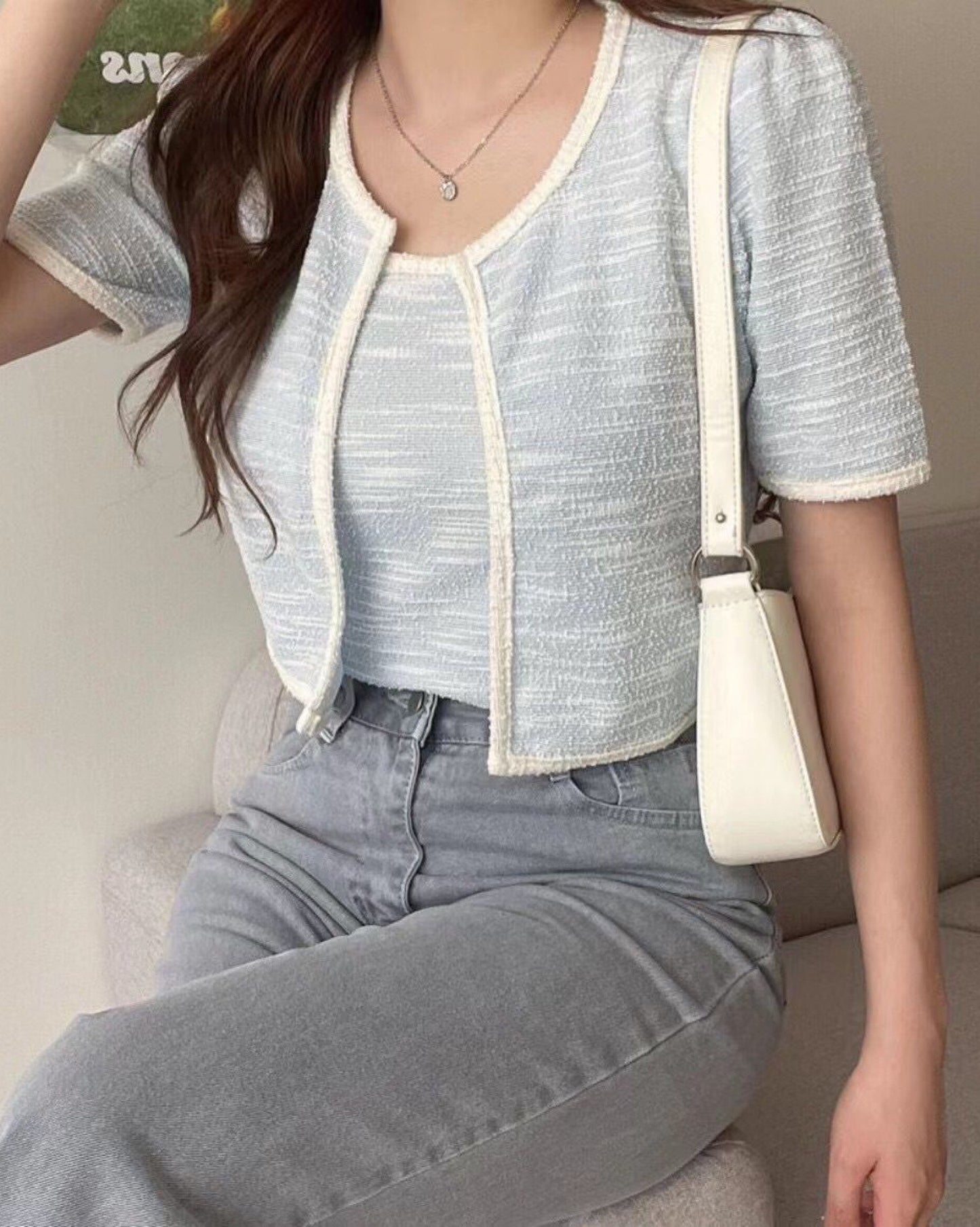 【׺°”˜`”°º× 回歸 特別立體壓紋 !】𝗦𝗵𝗼𝗿𝘁 𝗞𝗻𝗶𝘁 𝗝𝗞+𝗩𝗲𝘀𝘁 𝗦𝗲𝘁