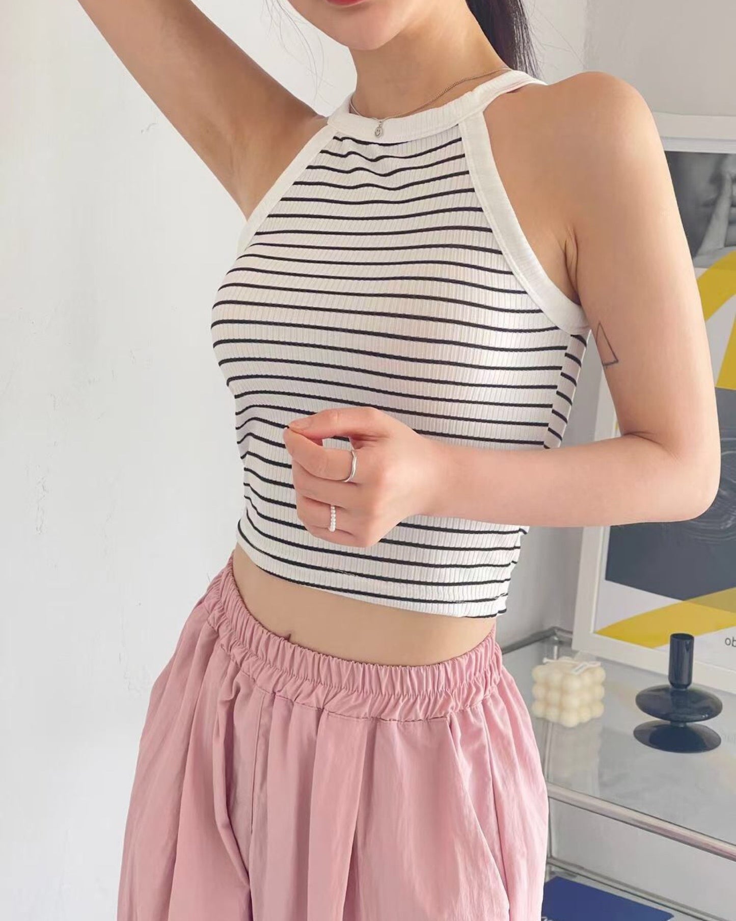 【 ₍ᐢ. .ᐢ₎ ₊˚⊹𝗛𝗼𝘁 𝗜𝘁𝗲𝗺~顯瘦間條 】𝗦𝘁𝗿𝗶𝗽𝗲𝗱 𝗩𝗲𝘀𝘁