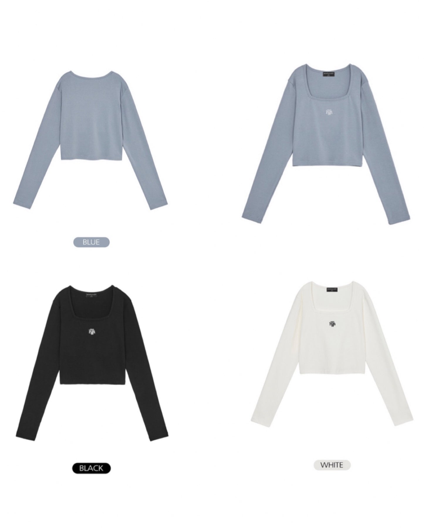 【早鳥價】𝗠𝘂𝗮𝗵 𝗠𝘂𝗮𝗵 𝗦𝗾𝘂𝗮𝗿𝗲-𝗡𝗲𝗰𝗸 𝗟𝗼𝗻𝗴 𝗖𝗿𝗼𝗽 𝗧