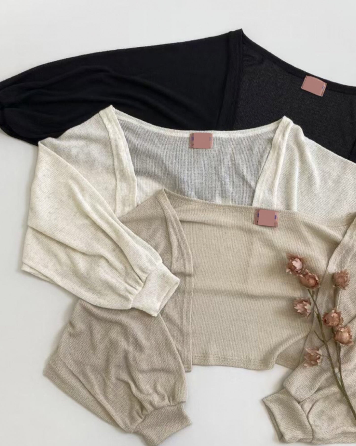 【𝗛𝗼𝘁 𝗜𝘁𝗲𝗺.ᐟ.ᐟ】泡泡袖長版小外套 (𝗩𝗲𝗿. 𝟮)