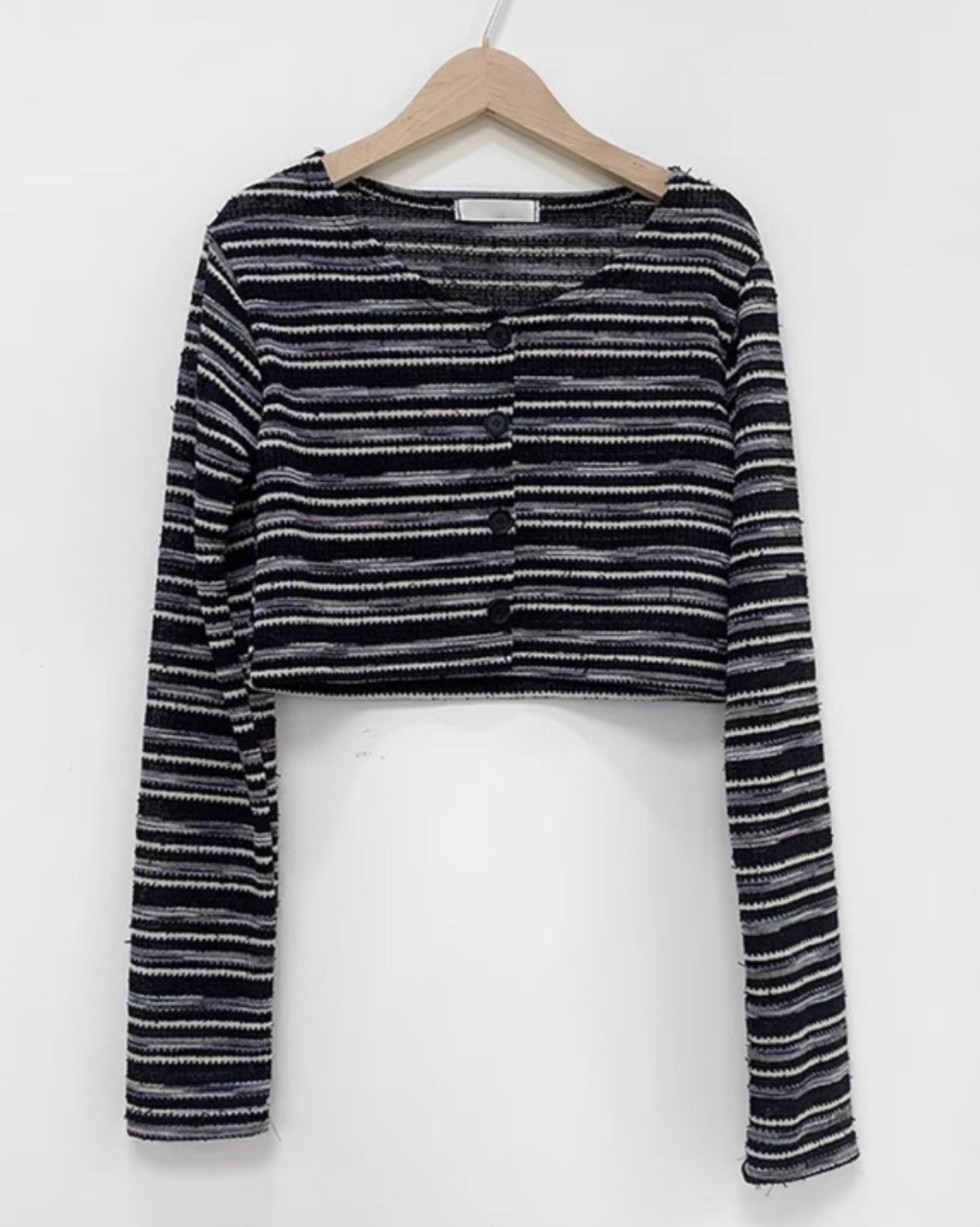 【早鳥價 | 韓國大熱.ᐟ.ᐟ】條紋針織 𝗧𝗼𝗽