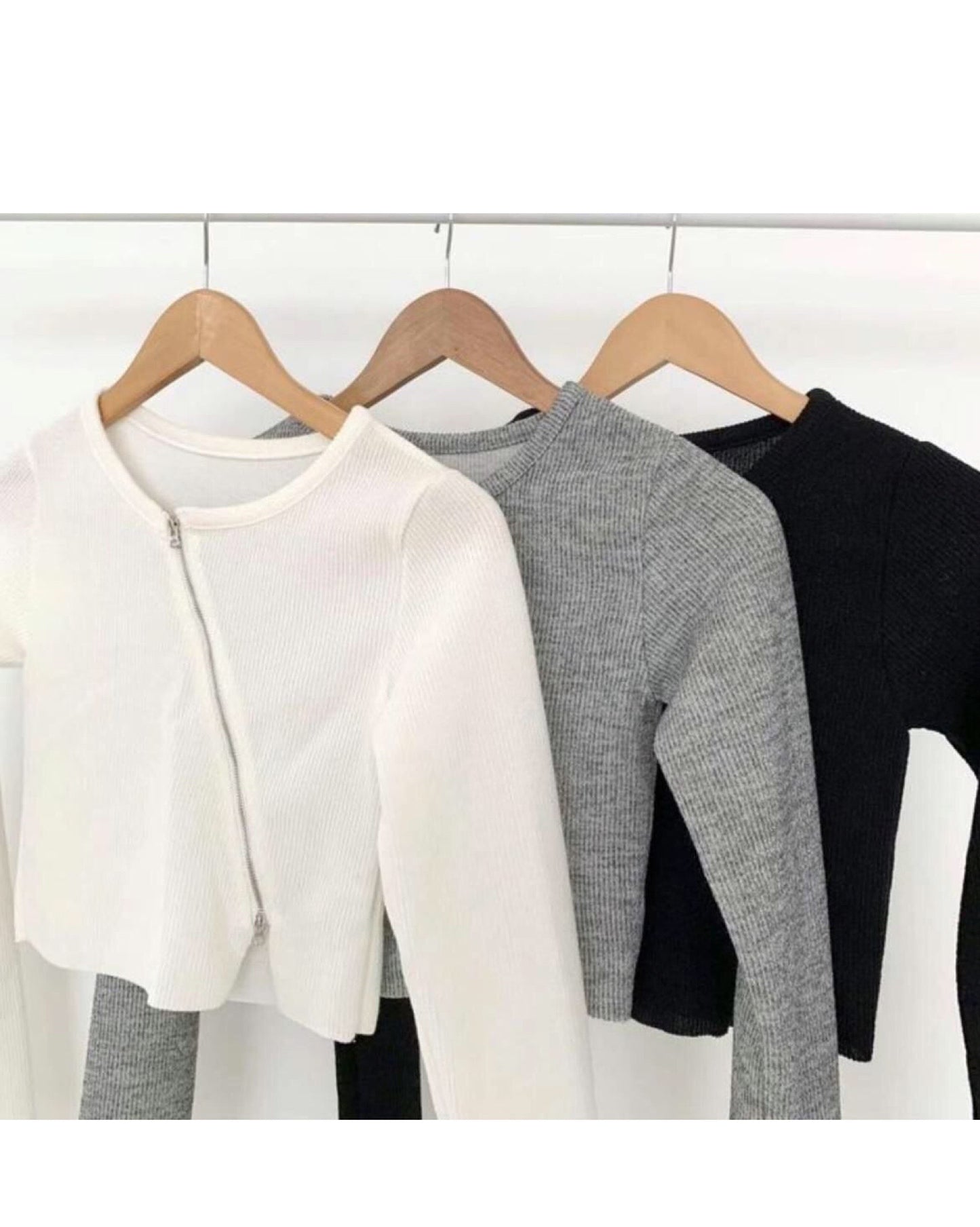 【早鳥價 | 雙拉鏈.ᐟ.ᐟ】𝗦𝗵𝗼𝗿𝘁-𝗩𝗲𝗿 𝗭𝗶𝗽 𝗧𝗼𝗽