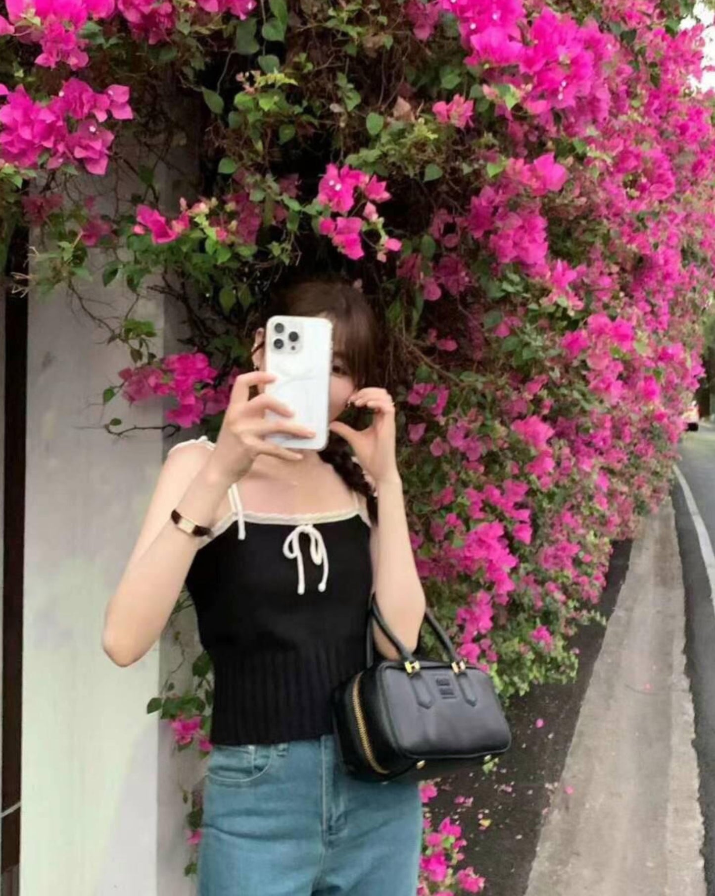 【 甜美感+小綁帶.ᐟ.ᐟ 】𝗕𝘂𝘁𝘁𝗲𝗿 𝗞𝗻𝗶𝘁 𝗩𝗲𝘀𝘁