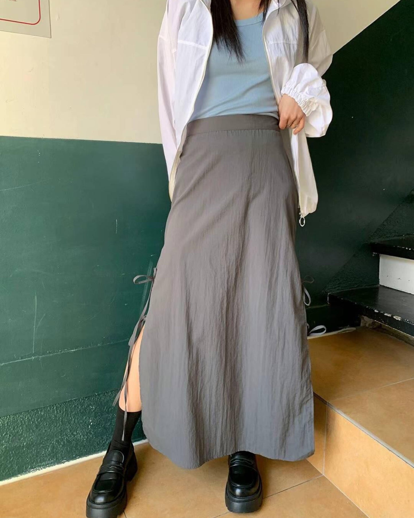 【早鳥價 | 小開叉.ᐟ.ᐟ 】𝗥𝗶𝗯𝗯𝗼𝗻 𝗟𝗼𝗻𝗴 𝗦𝗸𝗶𝗿𝘁