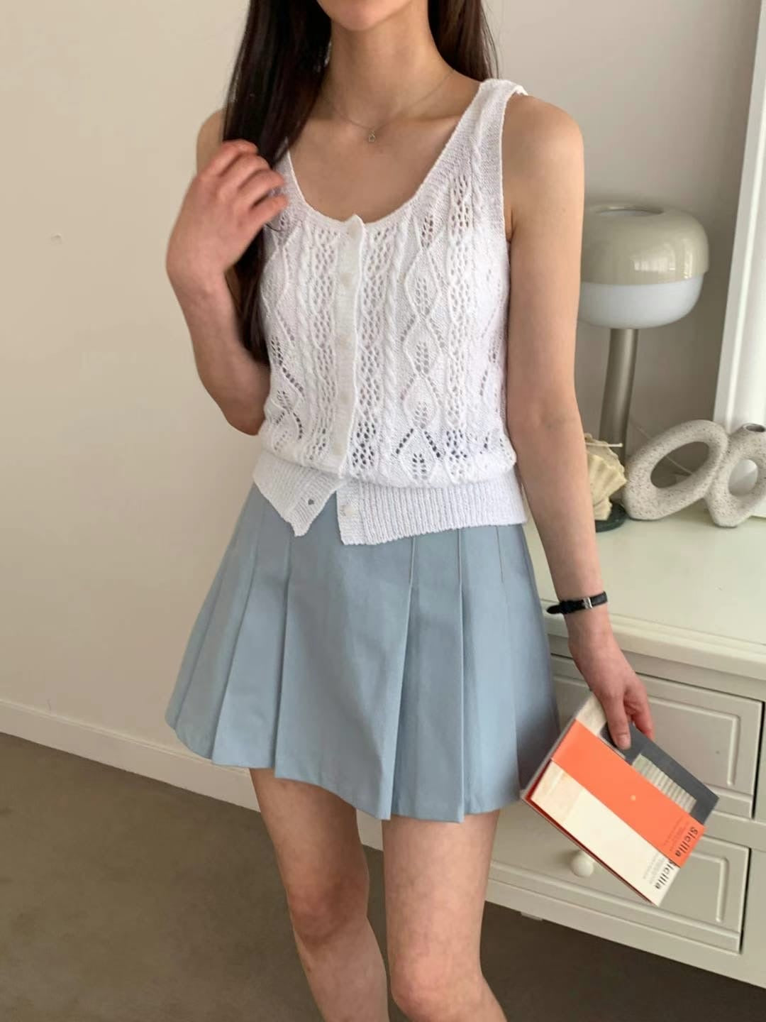 【碎花紋滿滿🌷͙֒｡早鳥外搭 ᕙ( •̀ ᗜ •́ )ᕗ】開領碎花背心