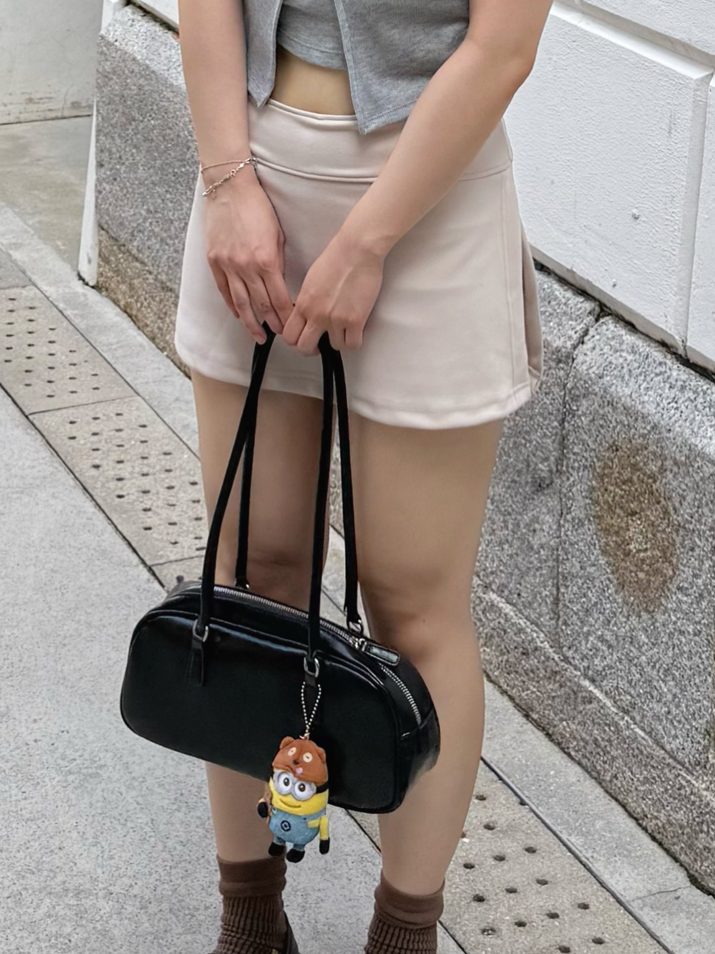 【˗ˋˏ >ᴗ<⋆⋆低腰超美側開叉🤎日常裙褲~】𝗧𝘆𝗽𝗮 𝗚𝗶𝗿𝗹  𝗦𝗸𝗶𝗿𝘁 (連褲子)