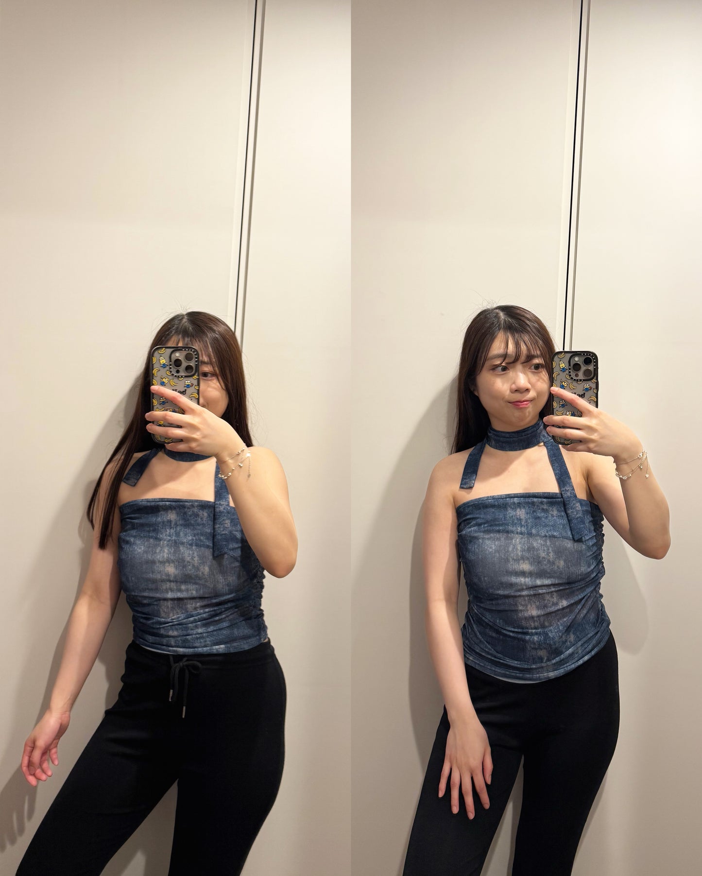 【.° ༘🎧⋆ 𝗬𝟮𝗞復古印花🪐🪐】𝗬𝟮𝗞 𝗦𝗰𝗮𝗿𝗳 𝗧𝘂𝗯𝗲 𝗧𝗼𝗽