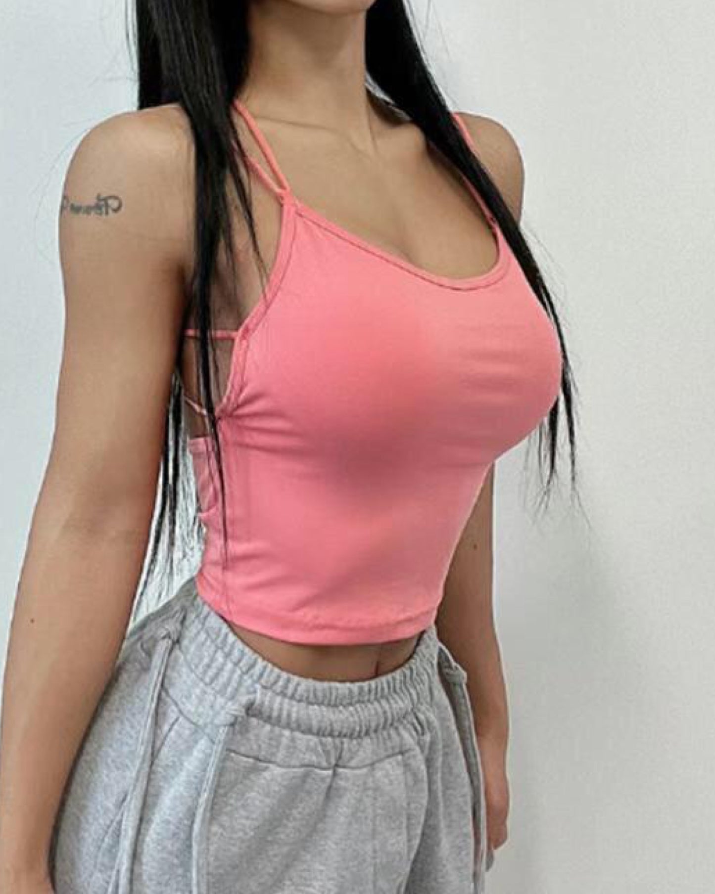 【韓國𝗗𝗮𝘆 𝟰 🇰🇷 | 兩種𝗣𝗔𝗗可選+𝗣𝘂𝘀𝗵 𝗨𝗽 效果+前後交叉.ᐟ.ᐟ】𝗖𝗿𝗼𝘀𝘀 𝗢𝘃𝗲𝗿 𝗕𝗿𝗮 𝗧𝗼𝗽(連𝗣𝗔𝗗)